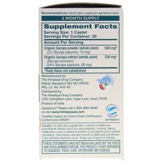 Organic Bacopa, HM